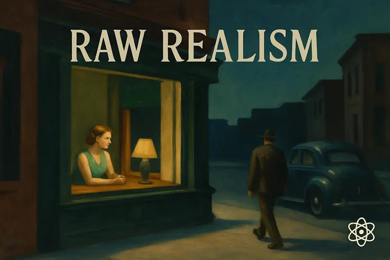 Edward Hopper Style Header